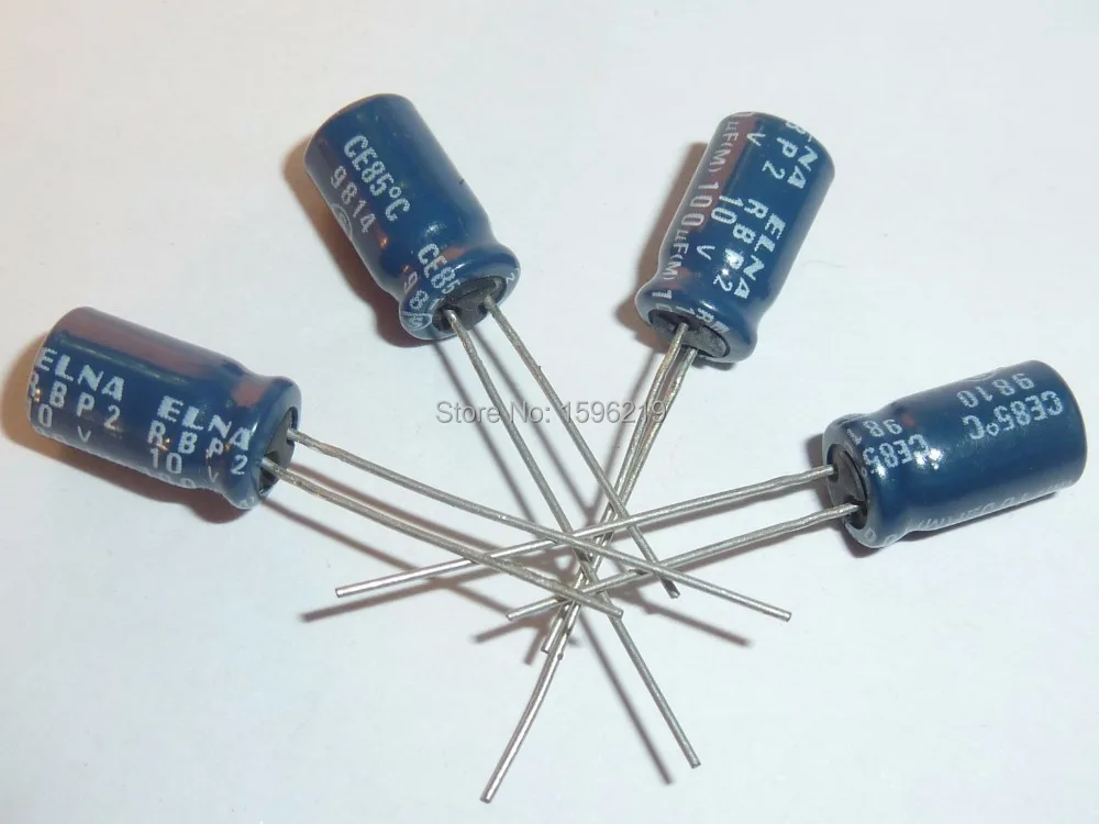 

10pcs 100uF 10V Japan ELNA R2B Series 6.3x11mm 10V100uF RBP2 Bipolar Audio Capacitor