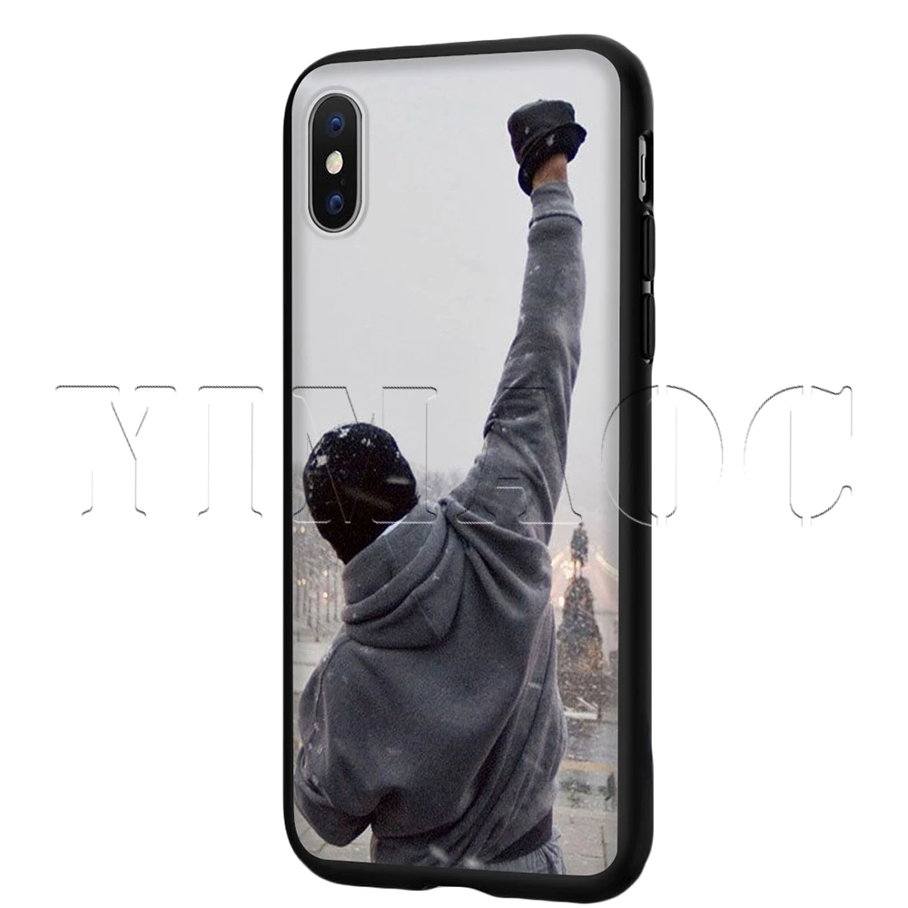 Чехол Lavaza Rocky Balboa для iPhone 11 Pro XS Max XR X 8 7 6 6S Plus 5 5S se - Цвет: 8