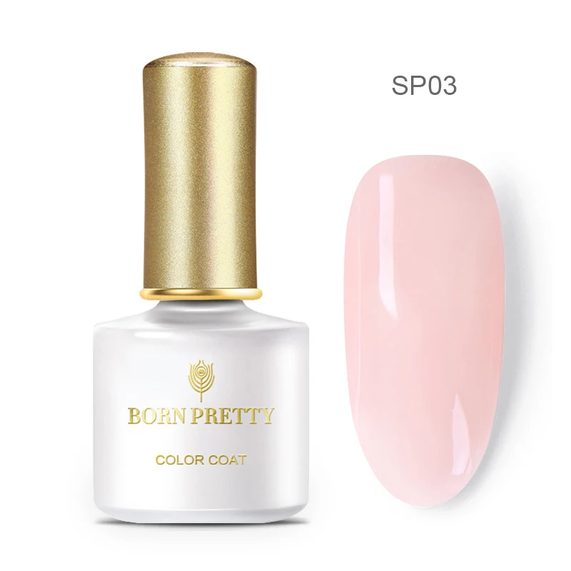 BP-SP03 Гель-лак серии BORN PRETTY Jelly 6 мл, гель для ногтей розового и серого цвета, полупрозрачный, впитывающий УФ светодиодный Гель-лак для ногтей - Цвет: BP-SP03