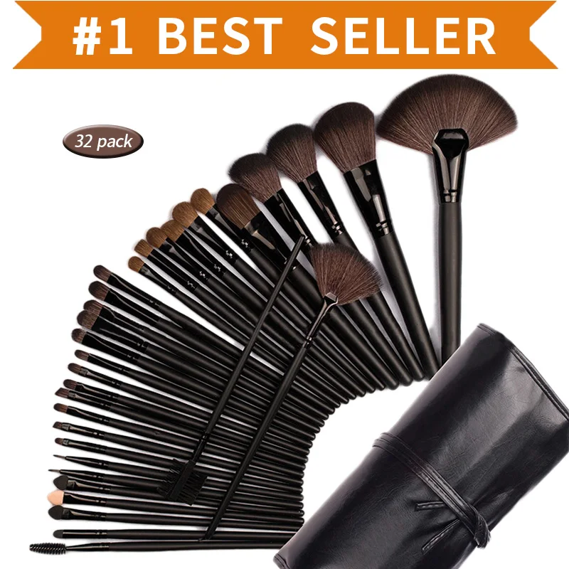 32Pcs/set Professional Makeup Brushes Set Foundation Cosmetic Powder
