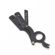 1 шт. фиолетовый дракон Мужской прямой парикмахерский нож для бритья волос из нержавеющей стали инструменты для удаления волос бритва для бритья бороды добавить лезвие Z6111