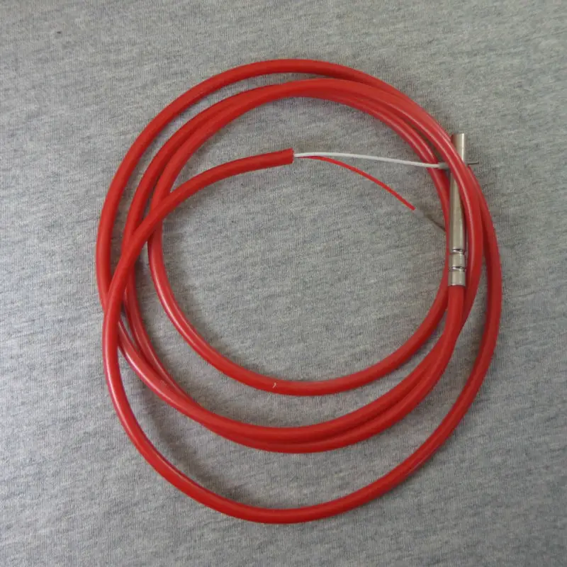 1.5 meter PT1000 Temperature Sensor 2 Wire with Silicone Gel Coated 1.5 Meters Probe 45mm*5mm Length*Dia. -50-180 centigrade