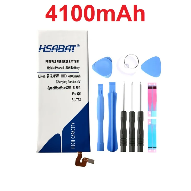 

HSABAT BL-T33 4100mAh Battery for LG Q6 M700A M700AN M700DSK M700N