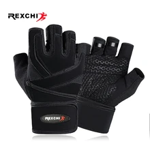 REXCHI тренажерный зал фитнес перчатки рука с запястья обёрточная бумага сотовая защита для ладоней поддержка Кроссфит тренировки силовой Вес подъема перчатки