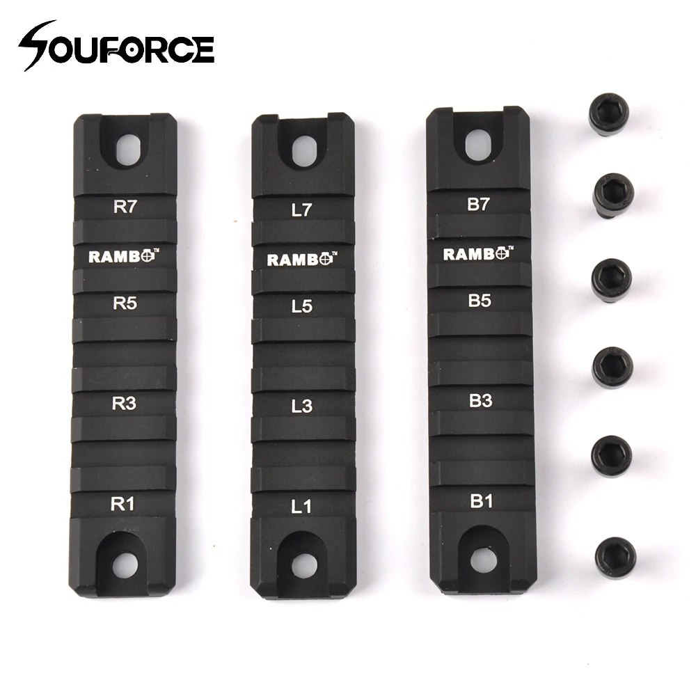 

3pcs/Set Standard 20mm Weaver Picatinny Rail Base Adapter Mount for Rifle Hunt Hunting