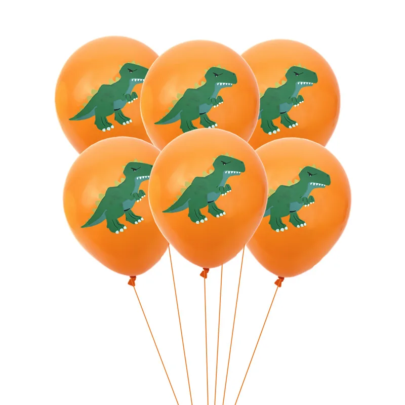 10 шт. 12 дюймов мультфильм серии динозавров латексные шары День Рождения Вечеринка для малышей украшения для детской вечеринки - Цвет: Balloon 10pcs