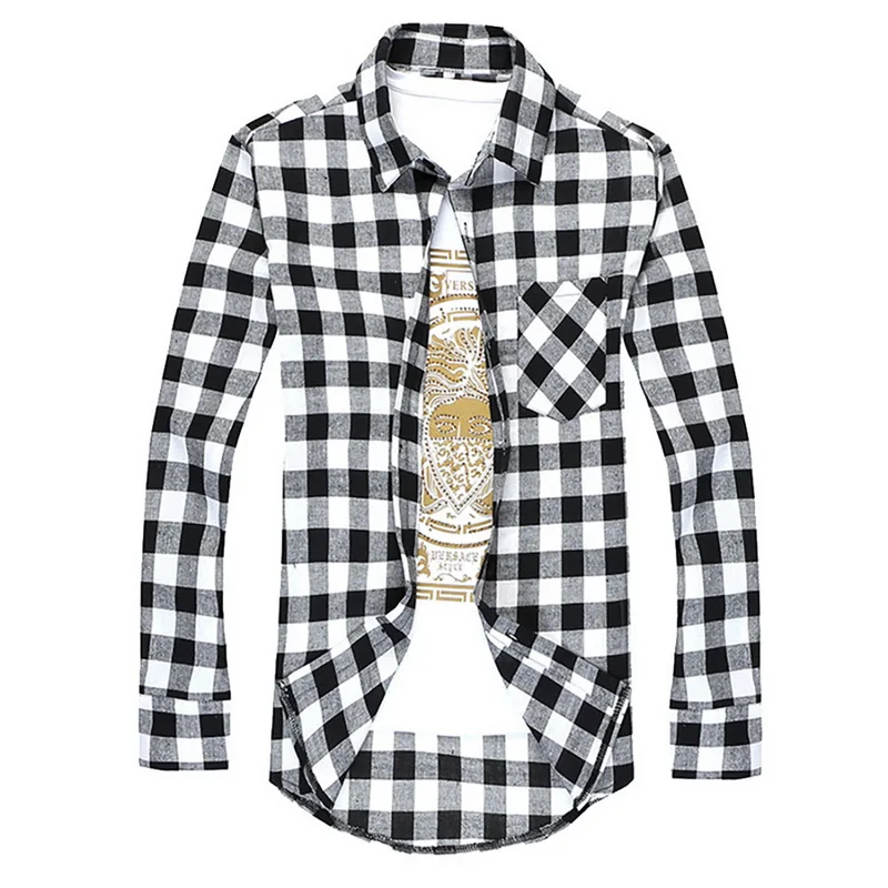 Pui men tiua мужские рубашки в клетку летние Chemise Homme мужская клетчатая рубашка с длинным рукавом мужская Блузка Camisa(предлагаем купить на 2 размера больше