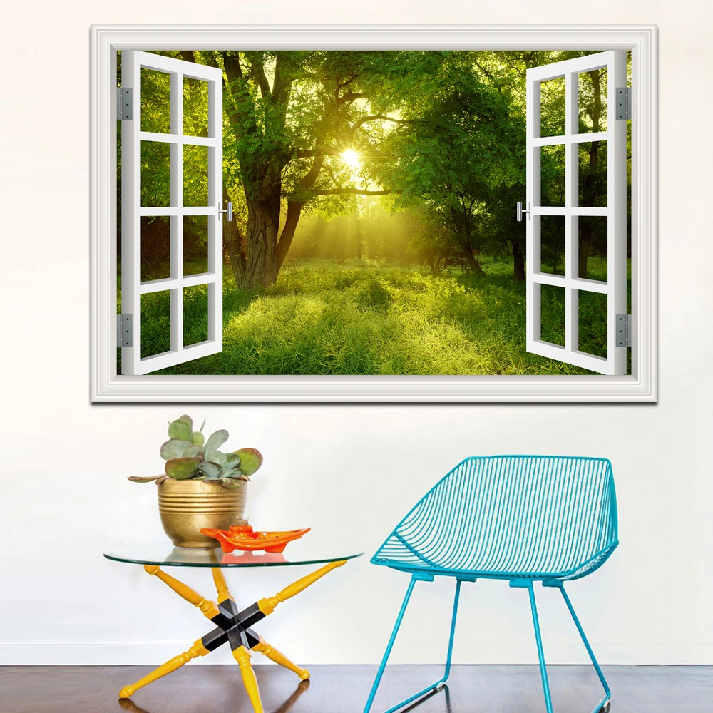 Amazing-Forest-Tree-3D-Wall-Sticker-Removable-Window-View-Landscape-Wallpaper-Home-Decor (1)