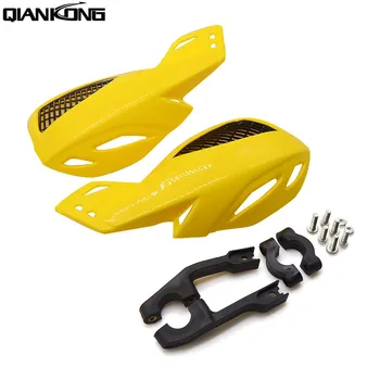 

with 22mm7/8"plastic hand guards motocross for Kawasaki Ninja 250 300 ZX-6R H2R ZX-14 KLX300 KX125 KLX250S KX450F