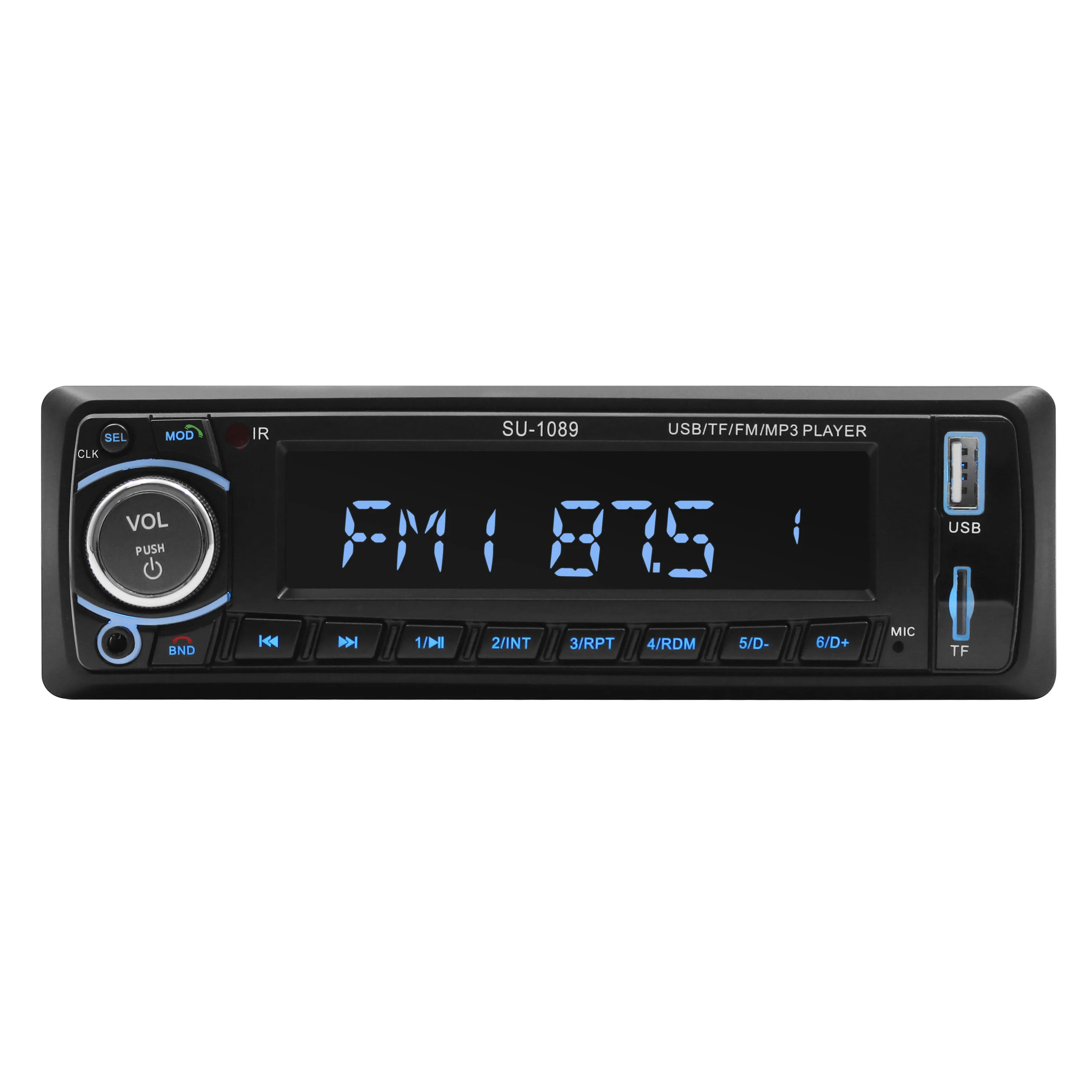 Магнитола автомобильная Bluetooth 1 Din USB/AUX/FM/AM|MP3-плеер для авто| |