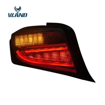 

VLAND Factory For Car Tail Lamp For Vios Tail Light 2013 2014 2015 2016 Vios LED Taillight With Reverse+Brake+DRL Light Black