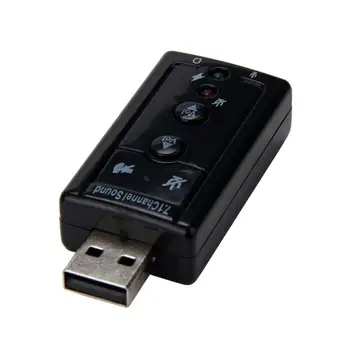 

Carprie New Audio Usb 7.1 Canali Esterna 3d Sound Adattatore Pc Notebook Card Adapter 18Mar12 Drop Ship