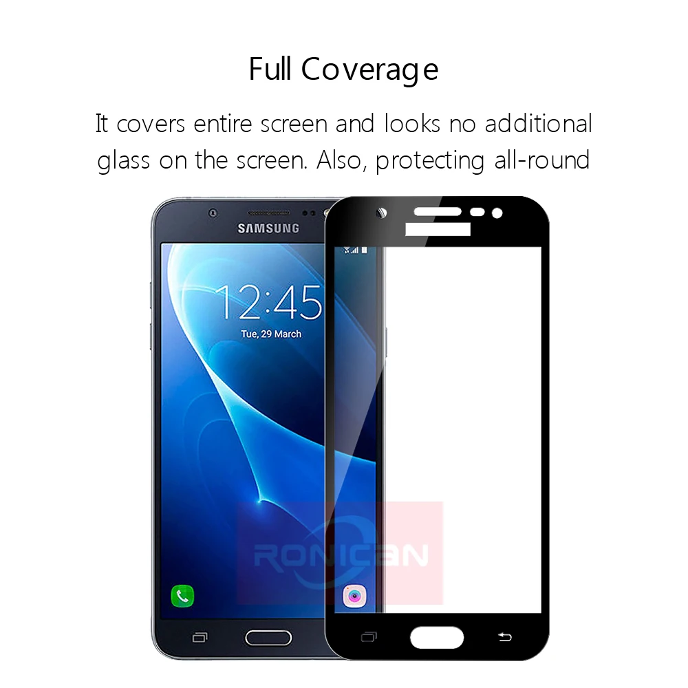 9H 3D полноэкранное закаленное стекло для Samsung Galaxy A3 A5 A7 J3 J5 J7 2016 2017 J330 J530 J730 защитная