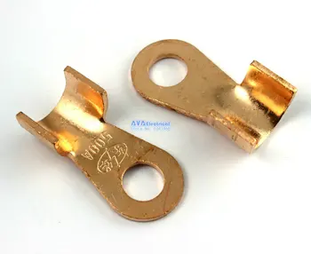 

5 Pieces 500A Copper Battery Cable Connector Terminal Lug OT-500A