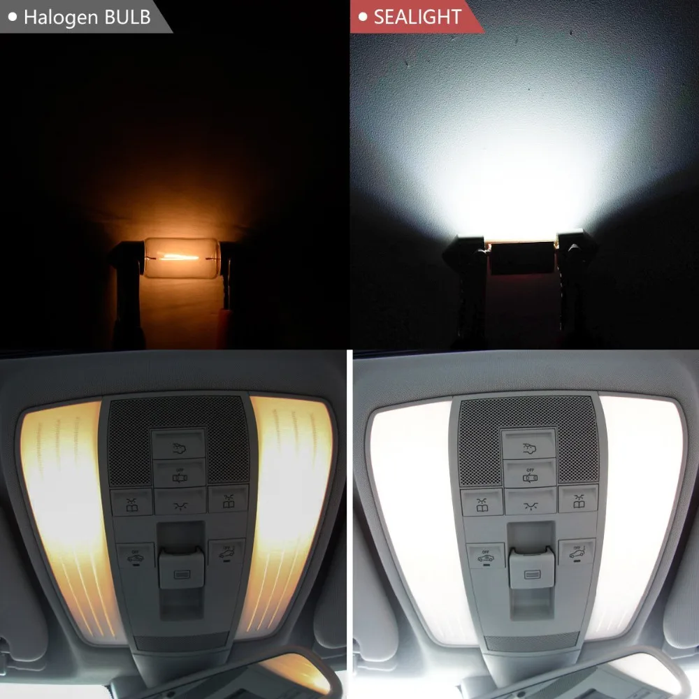 10 шт. гирлянда 31 мм Освещение лампы DE3175 C5W супер яркий 4014 SMD CANBUS ОШИБОК авто