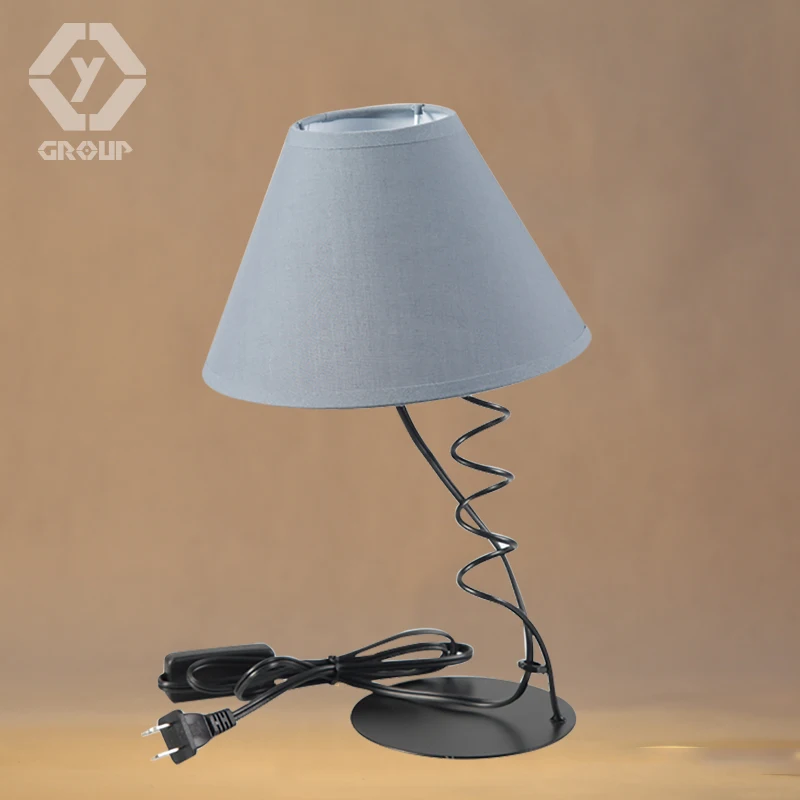 

OYGROUP Night Table Lamp Iron Modern Desk Lamp Romantic Reading Lamp Office Light For Study#OY16T24
