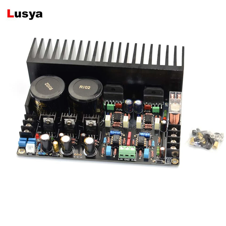 

LM3886 Hifi Digital Power Amplifiers Board DC SERVO 5534 Independent op amp Amplificador Board 68W*2 E5-001