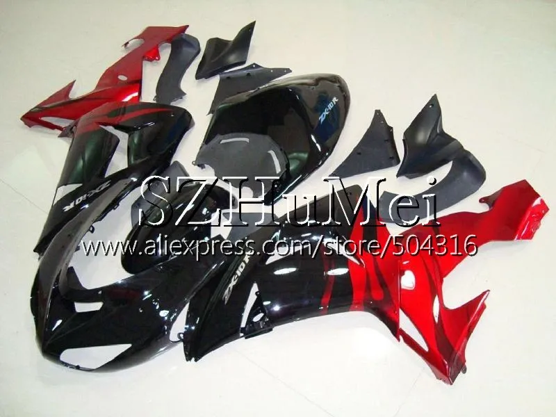 Кузов для Kawasaki NINJA ZX10R 06 07 ZX1000C серебристо-серый 16SH15 ZX-10R 06-07 ZX1000 C ZX 10 сотрудников отдела исследований ZX 10R 2006 2007 обтекатели комплект - Цвет: No.  10