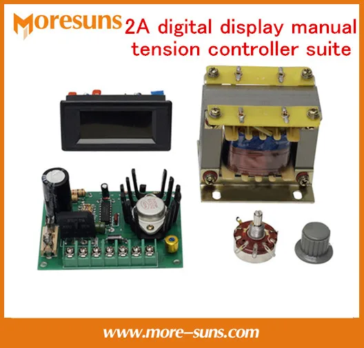 

Free Ship 2A digital display manual tension controller suite 3A Composite cutting machine magnetic powder clutch skiddometer