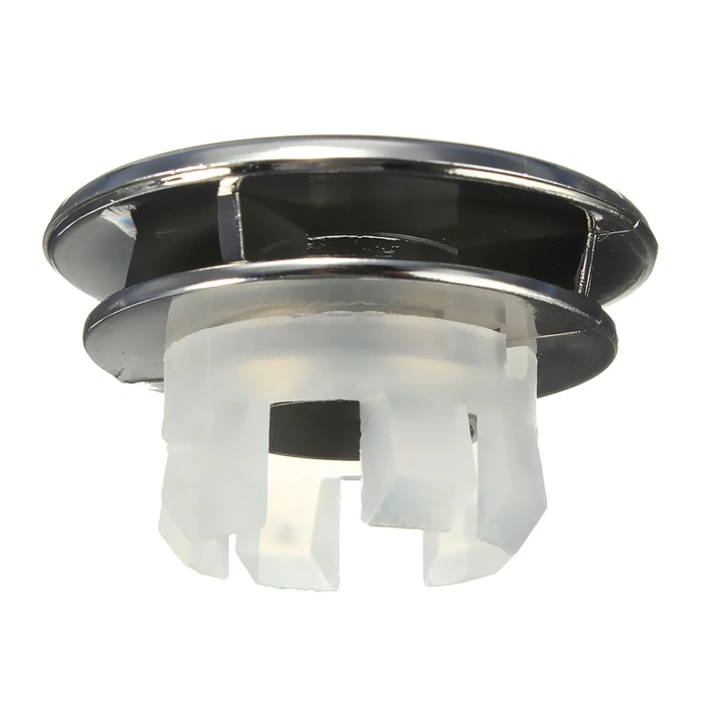 Lowest Price Silve Bathroom Basin Sink Spare Replacement Round Overflow