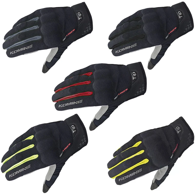 

Komine GK-183 3D Protect Mesh Touch Screen Gloves Motorbike touch screen outdoor MX Cycling Sports Motorcycle Summer Gloves