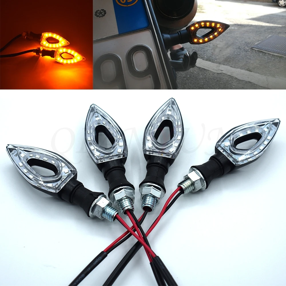 

Universal 12V 12 LED Motorcycle Turn Signal Indicator Flash Amber Bulb for Suzuki GSF1250 BANDIT GSX1400 GSF650 GSX650F TL1000