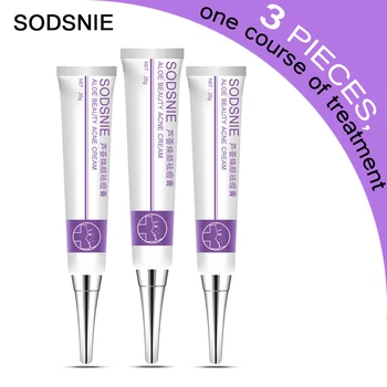 

Aloe Beauty Acne cream Anti Acne treatment Remover Facial Skin Care Repair Comedone Pimple Natural Herbal Remove Scar Gel 3PCS