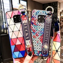 Чехол s для huawei P30 P20 Pro Honor 10 Lite mate 20 30 Pro Nova 3 4e 5 3e 8X 9X задняя крышка чехол с ожерельем держатель для телефона