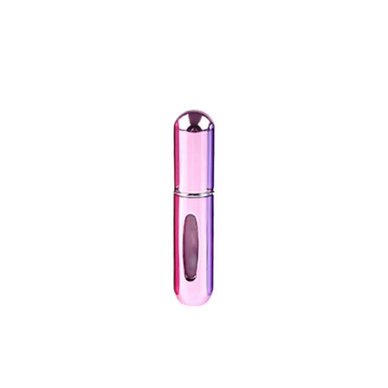 5 мл мини многоразовые бутылки алюминиевые портативные флаконы для духов дорожные многоразовые удобные пустые косметические контейнеры 13 цветов - Цвет: Bright pink