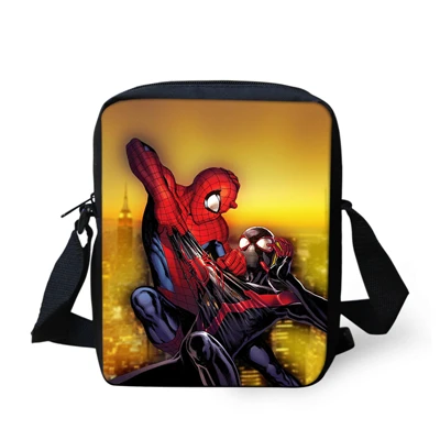 Школьная сумка в стиле аниме, комплект из 3 предметов, детские рюкзаки с человеком-пауком, Mochila Escolar Infantil, Детские карандаши на плечо, сумки для книг, подарки для мальчиков и девочек - Цвет: LMZY0561E