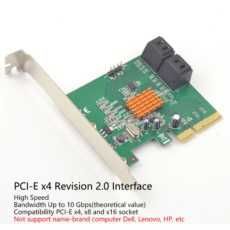 SATA карты расширения 4 порт SATA PCIe Плата расширения PCI-e SATA 3,0 адаптер с Raid Marvell 88SE9230 на протяжении более чем 3T HDD или SSD