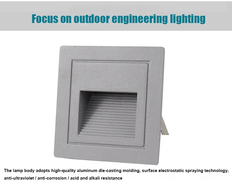 YLSTAR Free shipping LED Corner spotlight 1W 3W AC85-265V LED Stair Light Wall corner lamp for villa,hotel lobby Stairway Night