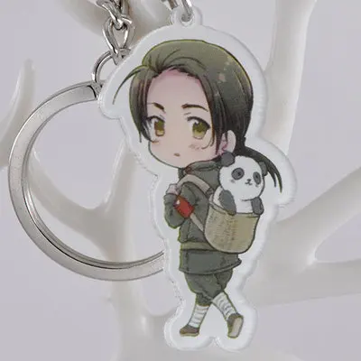 Animation Axis power Hetalia world Wrinkle Key Holder для всех стран, брелок для ключей, подвеска Portachiavi