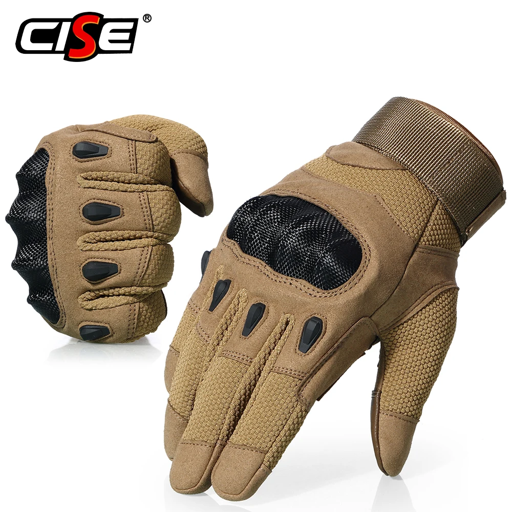 Touchscreen Assault Motorcycle Hard Knuckle Full Finger Gloves Driving Motocross Outdoor Sports Motorbike Racing Biker Women Men
