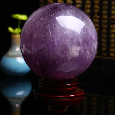 

Natural Amethyst Quartz Crystal Sphere Ball Healing Stone