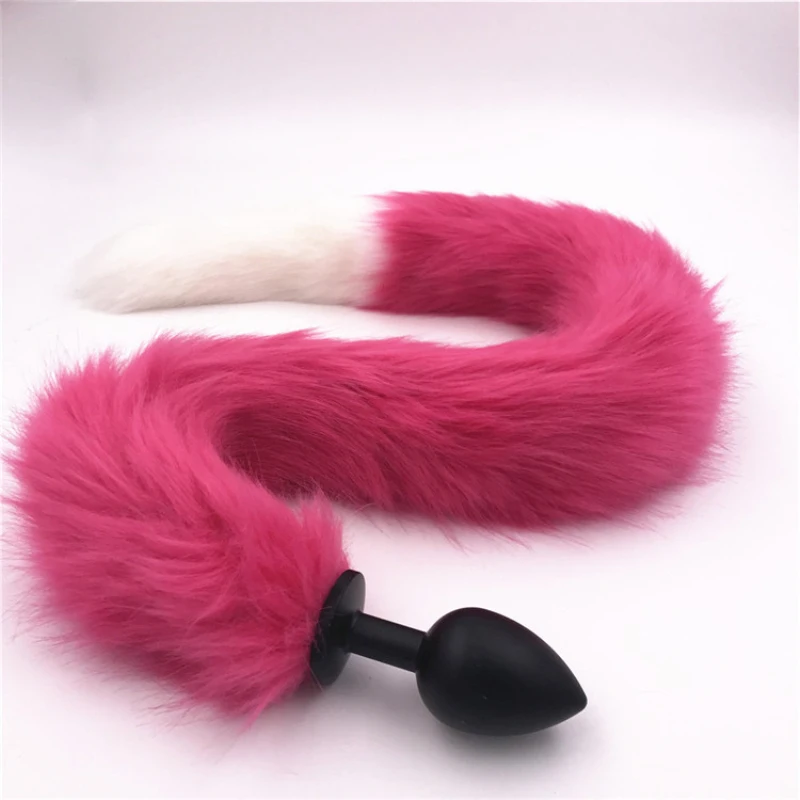 Anal Plug Tail Metal Butt Plush Soft Exaggerated Cosplay Adult Games Sex Toy for Couples H8-5-139D | Красота и здоровье