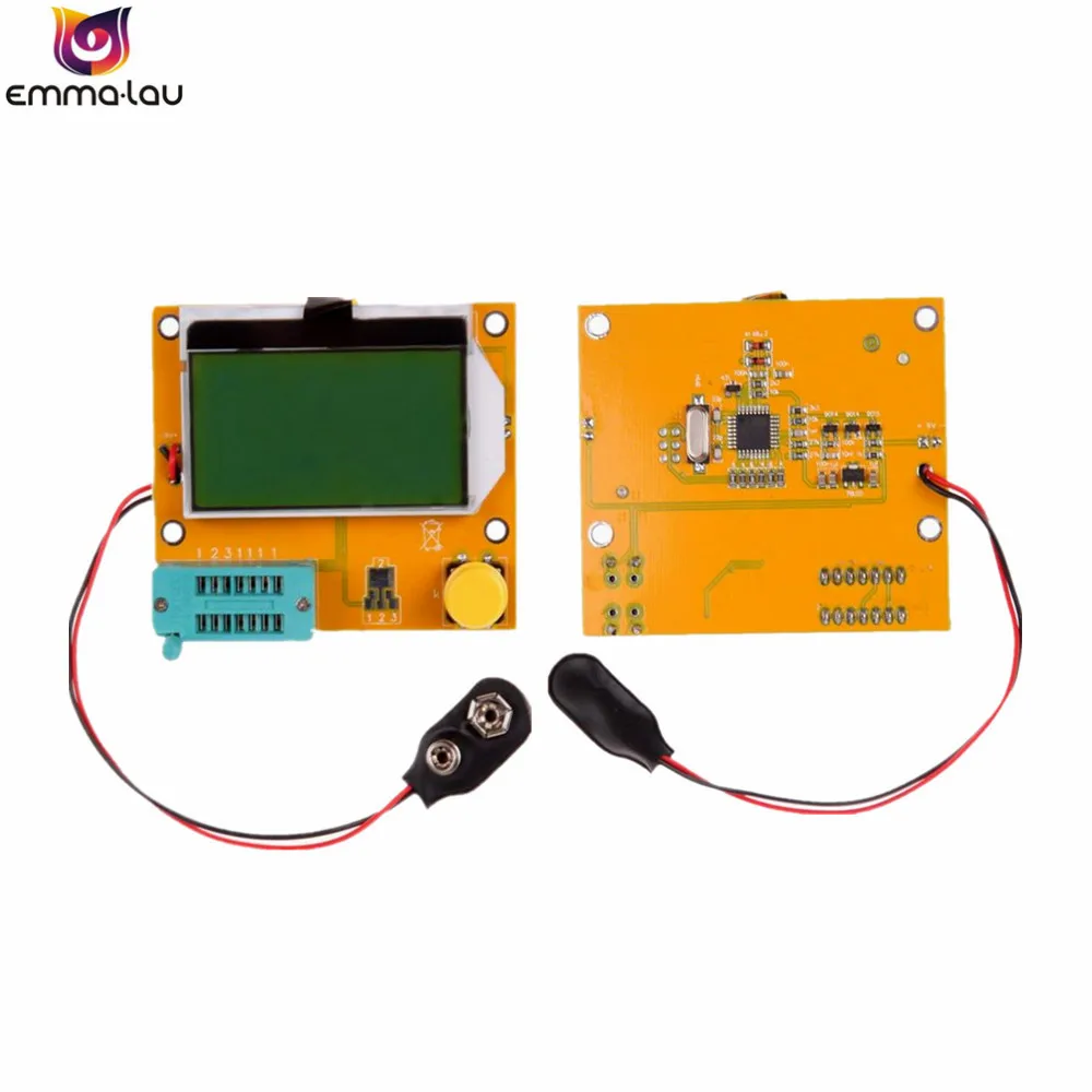 

LCR-T4 Battery Buckle Version ESR Meter Transistor Tester Digital Mega328 M328 Lcr Diode Capacitance Test Multimeter MOS/PNP/NPN