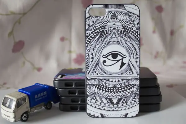 Evil Eye Phone Case Fashion For Iphone 5 5S Cover Drop Shipping qsy gjc |