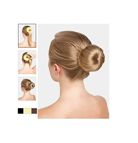 Clothobeauty 2 Pcs Extra Large Size Hair Bun Donut Maker Women