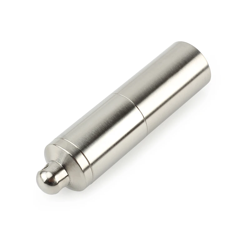 

Pure Titanium Medicine Bottle Layered Sealed Waterproof Canister Ultra-Light Portable Pill Capsule Box