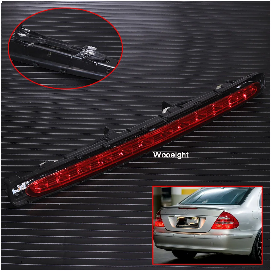 Wooeight Car Tail Rear Height Level Brake Light LED Red Lamp Strip For Mercedes Benz E Class W211 2003-2006 211 820 15 56 (1)
