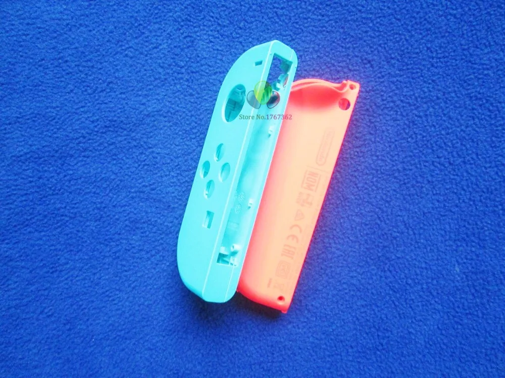 1 комплект x для nintendo Switch Joy-Con контроллер правый левый корпус жесткий корпус Внешний кожаный чехол красный синий цвет