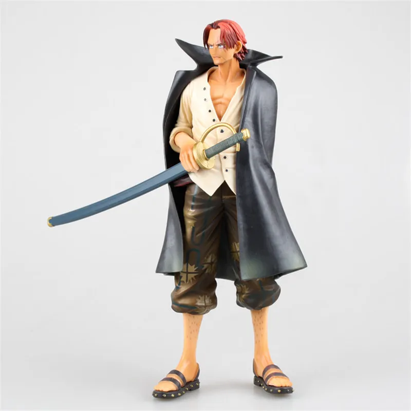 Free Shipping Japanese Anime One Piece Action Figures Pvc Tos Doll Model Collection Red Haired 