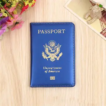 

Hot USA Travel Passport Cover Protector Case Business Protective Passport Holder Wallet Document Orgainzer Case for American
