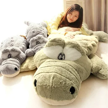 

Big Crocodile Stuffed Animals Plush Toys Stuffed Dolls Sleeping Back Cushion Cotton Plush Toy Children Gift