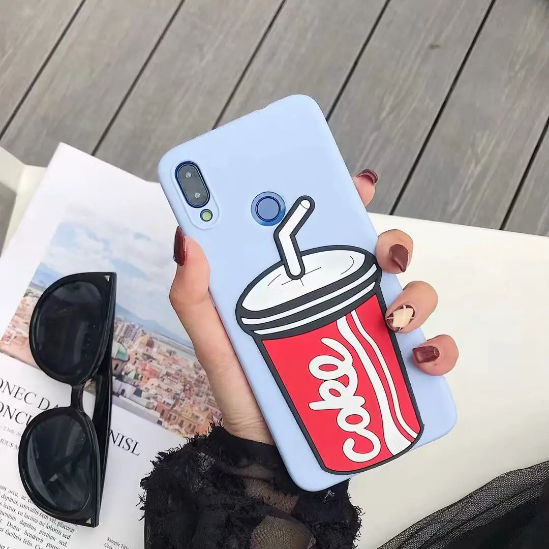 Забавные 3D Кола силиконовый чехол для samsung Galaxy A9 A9s J1 J2 J3 J4 J5 J6 J7 J8 Core премьер-профессионал плюс ЕС - Цвет: Light Blue