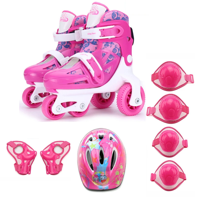 

Kids Children Lovely Cute Stable Balance Slalom Parallel Ice Skate Roller UNBreak Shoes Adjustable Washable Fall Prevention
