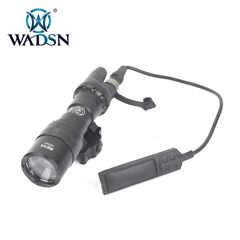 

WADSN Tactical Flashlight M322 Scout Light wDS07 Switch Assembly & ADM Weapon Mount Airsoft Torches WEX442 Wapens Pistol Lights