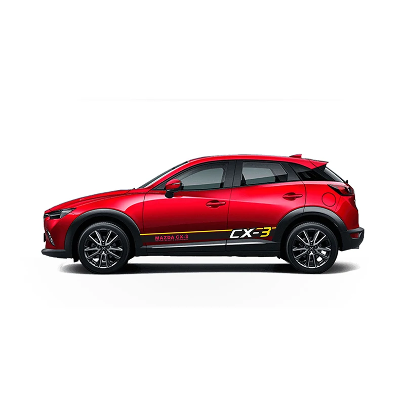 TAIYAO автомобильный стильный спортивный автомобильный стикер для Mazda CX-3 Mark Levinson автомобильные аксессуары и наклейки авто стикер - Название цвета: Red car
