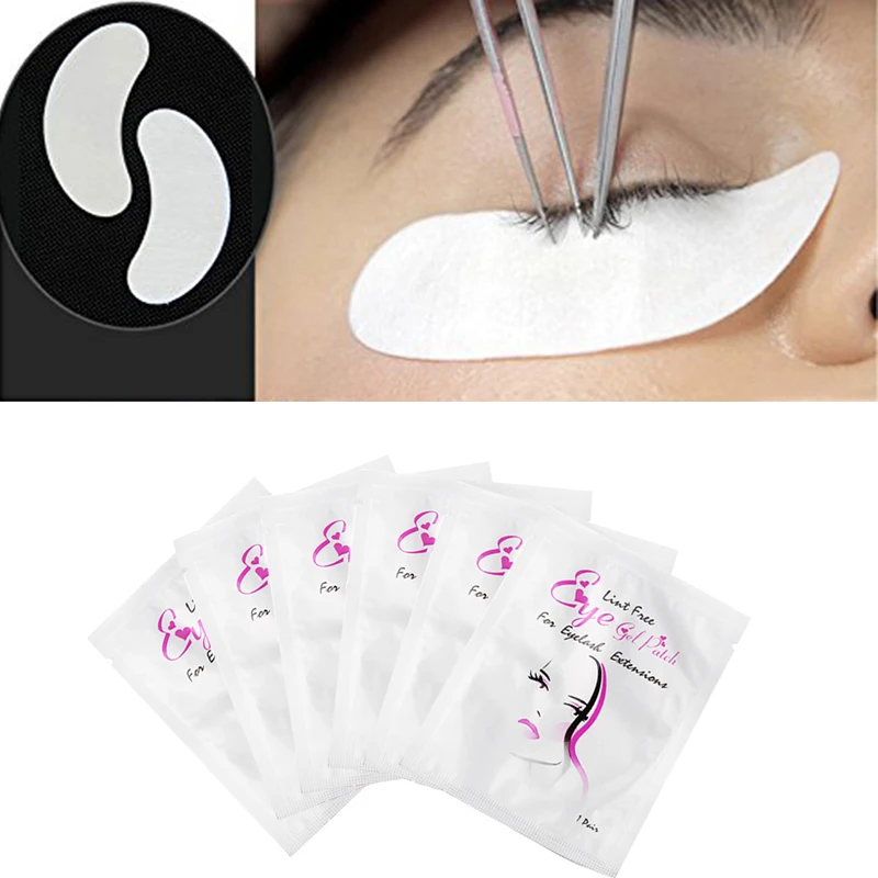 

NEWCOME 30/50/100Pair Eyelash Extension Eyelash Pads Patches Under Eye Pad Lash Eye Tips Sticker Wraps Make Up Professional Tool